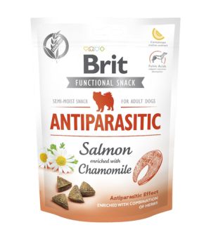 BRIT CARE FUNCTIONAL SNACK - ANTIPARASITIC SALMON - przysmak dla psa 150g