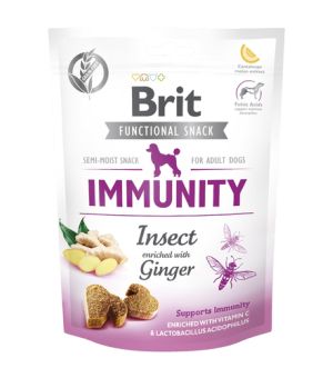 BRIT CARE FUNCTIONAL SNACK - IMMUNITY INSECT - przysmak dla psa 150g