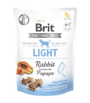 BRIT CARE FUNCTIONAL SNACK - LIGHT RABBIT -przysmak dla psa 150g
