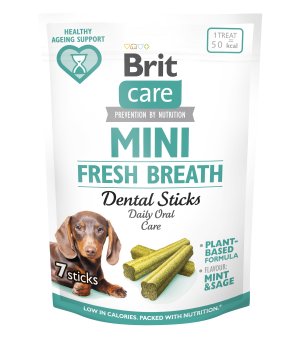 Brit Care Mini Treats Fresh Breath WEGE 120g