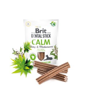 Brit Dental Stick Calm with Hemp & Motherwort 7szt. 215g