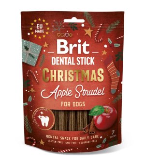 🎄 BRIT CHRISTMAS Apple Strudel 7 szt. 250g - Dental Sticks