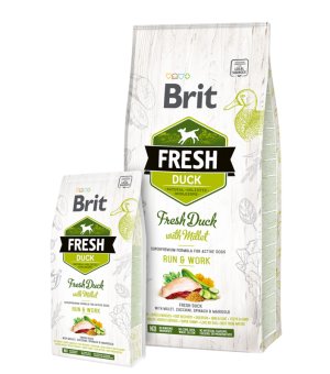 Brit Fresh Duck Millet Active Work 2,5kg