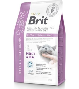 BRIT GF VETERINARY CARE CAT ULTRA-HYPOALLERGENIC 5KG 
