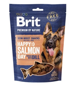 Brit Premium By Nature Dog Snack Łosoś z Koperkiem 180g