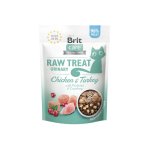 BRIT Raw Treat Cat dla dorosłych kotów liofilizowany przysmak z kurczakiem i indykiem URINARY 40g