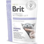 Brit Veterinary Diet Gastro Intestinal Herring&Pea sucha karma dla kota - 400g