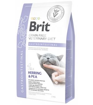 Brit Veterinary Diet Gastro Intestinal Herring&Pea sucha karma dla kota - 2kg - 5% rabat w koszyku
