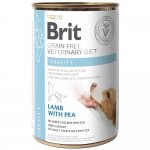 Brit Veterinary Diet Obesity Lamb & Pea - mokra karma dla psa-  400g