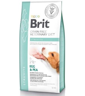 Brit Veterinary Diet Struvite Egg & Pea sucha karma dla psa - 12kg - 5% rabat
