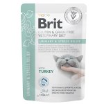 Brit Veterinary Diet Urinary & Calm Relief Turkey - mokra karma dla kota fileciki w sosie - 85g