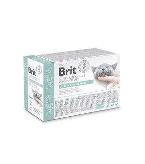 K. Brit Veterinary Diet Urinary & Calm Relief Turkey - mokra karma dla kota fileciki w sosie - 12x 85g