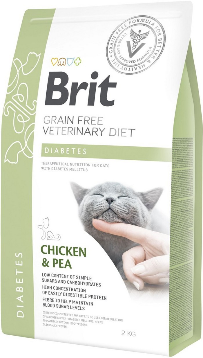 Brit Veterinary Diets Cat Diabetes 2kg