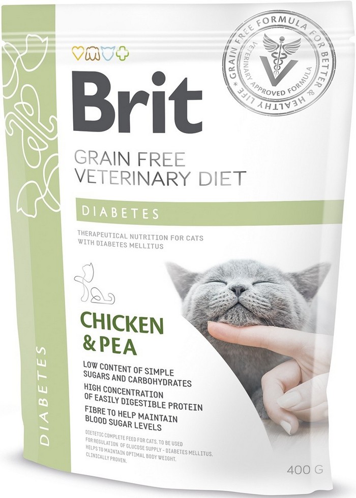 Brit Veterinary Diets Cat Diabetes 400g