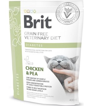 Brit Veterinary Diets Cat Diabetes 400g