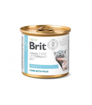 Brit Veterinary Diets Cat Obesity 200g - puszka