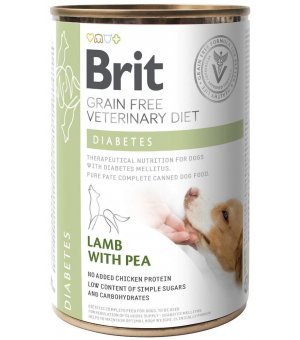 Brit Veterinary Diets Dog Diabetes 400g - puszka