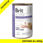 Brit Veterinary Diets Dog Gastrointestinal - low fat ZESTAW 6x 400g - puszka