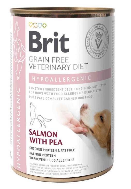 Brit Veterinary Diets Dog Hypoallergenic 6x 400g