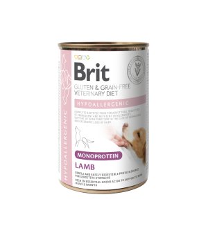 Brit Veterinary Diets Dog MONO Hypoallergenic Jagnięcina 400g