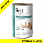 6x 400g - Sterilised - Brit Veterinary Diets - karma mokra weterynaryjna dla psów po sterylizacji kastracji