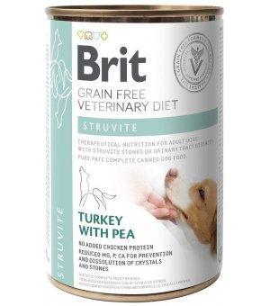 Brit Veterinary Diets Dog Struvite 400g - puszka