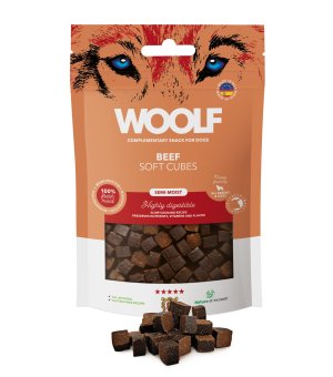 Brit Woolf Soft  Cubes Beef monoprotein 100g