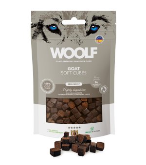 Brit Woolf Soft  Cubes Goat monoprotein 100g