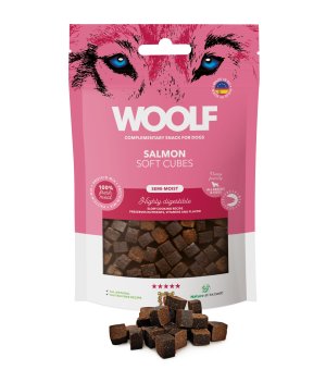 Brit Woolf Soft  Cubes Salmon 100g