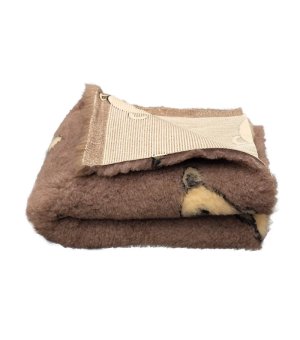 BUBA DRY BED antypoślizgowy Beżowe Misie 150x100cm