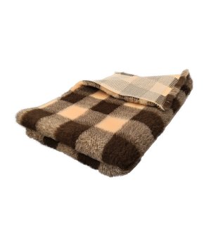BUBA DRY BED antypoślizgowy Krata kremowo czekoladowa 75x50cm