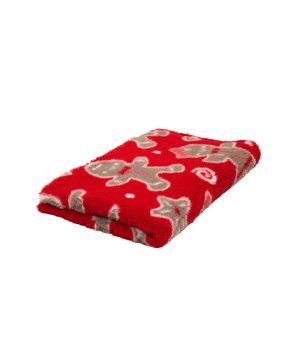 🎄🎁 BUBA DRY BED antypoślizgowy XMAS Pierniczki 75x50cm