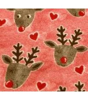 🎄🎁 BUBA DRY BED antypoślizgowy XMAS Głowa Renifera 75x50cm