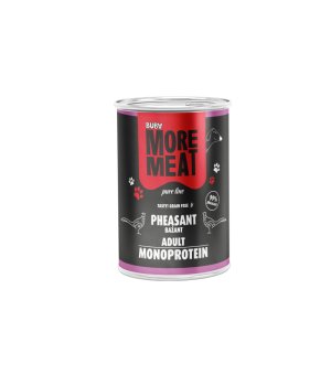 BUBA MORE MEAT karma mokra dla psów dorosłych MONO Pure Bażant 400g