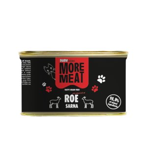 BUBA MORE MEAT karma mokra dla kotów MONO Pure Sarna 185g
