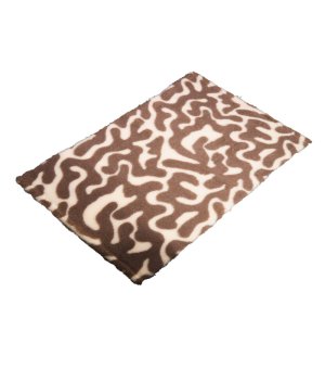 BUBA PET Dry Bed Antypoślizgowy Zawijasy Kremowo Beżowe 50x37cm