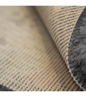 BUBA PET Dry Bed Antypoślizgowy Szare w Kości i Łapki 100x75cm