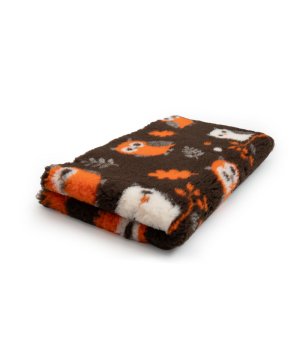 BUBA PET DRY BED Brązowe Sowy 100x75cm