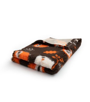 BUBA PET DRY BED Brązowe Sowy 100x75cm