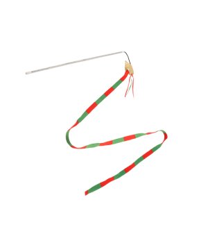 🎄🎁 BUBA Święta Kot Wędka ze wstążką 40cm