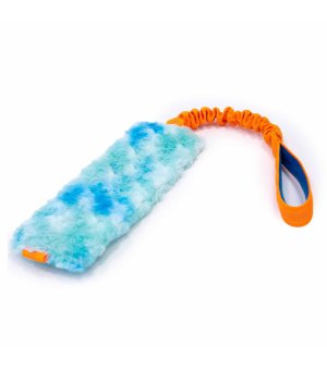 BUBA Szarpak dla psów Błękitny z amortyzatorem 50cm