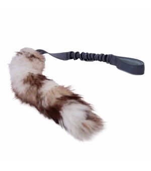 BUBA Szarpak ze sztucznym futrem dla psów z amortyzatorem 80cm