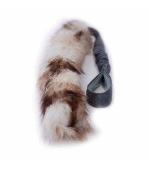 BUBA Szarpak ze sztucznym futrem dla psów z amortyzatorem 80cm