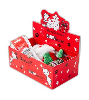 🎄🎁 BUBAlicious BOX świąteczny dla psa - 3 niespodzianki