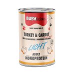 BUBAlicious karma mokra dla psów dorosłych o obniżonej zawartści tłuszczu LIGHT Indyk z Marchewką 400g