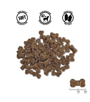 BUBAlicious smaczki dla psa Daily Kostki MINI Konina 60g