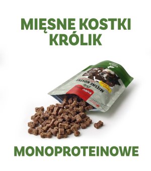 BUBAlicious smaczki dla psa Daily Kostki MINI Królik 60g
