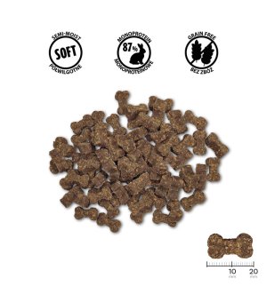 BUBAlicious smaczki dla psa Daily Kostki MINI Królik 60g