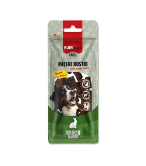 BUBAlicious smaczki dla psa Daily Kostki MINI Królik 60g