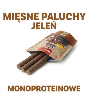 BUBAlicious smaczki dla psa Daily Kabanosy z Jelenia 3szt.
